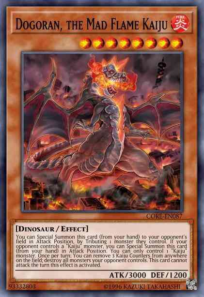 Dogoran, the Mad Flame Kaiju - CORE-EN087 - Rare - Unlimited