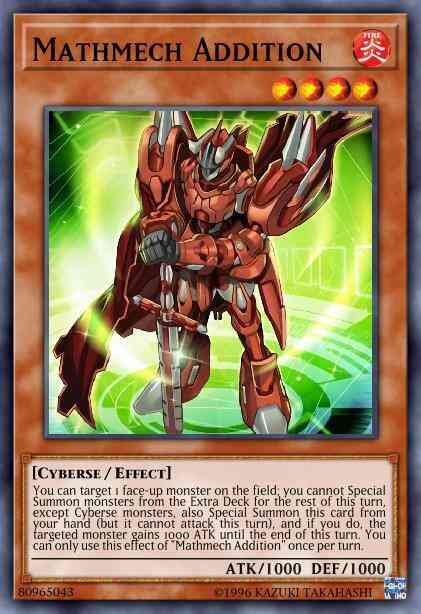 Mathmech Addition - MYFI-EN003 - Super Rare - 1st Edition