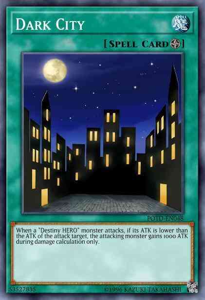 Dark City - POTD-EN048 - Ultimate Rare - 1st Edition