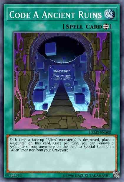 Code A Ancient Ruins - CRMS-EN088 - Super Rare - 1st Edition