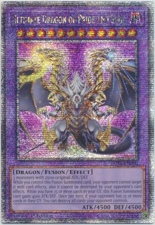 Ultimate Dragon of Pride and Soul - ROTA-EN000 - Quarter Century Secret Rare - 1st Edition
