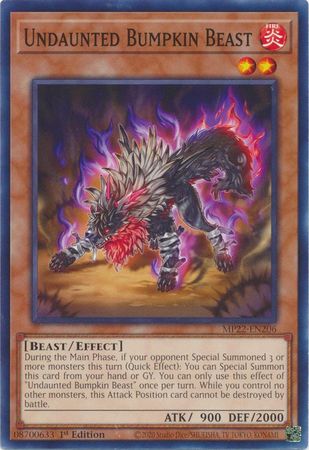 Undaunted Bumpkin Beast - MP22-EN206 - Common - 1st Edition