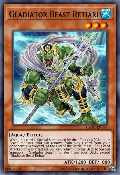 Gladiator Beast Retiari - TU03-EN006 - Rare - Unlimited