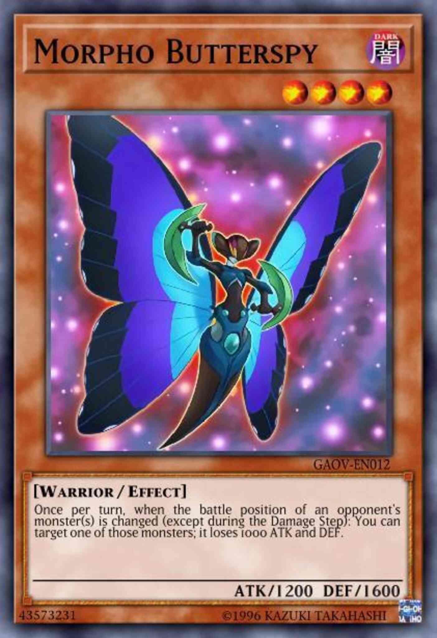 Morpho Butterspy - GAOV-EN012 - Common - 1st Edition