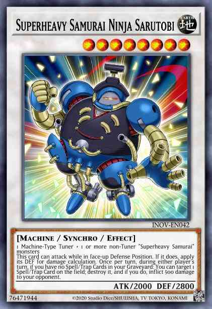 Superheavy Samurai Ninja Sarutobi - MP17-EN149 - Rare - 1st Edition