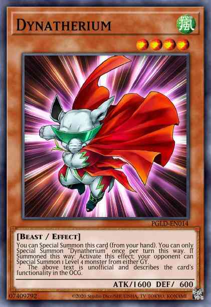 Dynatherium - PGLD-EN014 - Gold Secret Rare - Unlimited