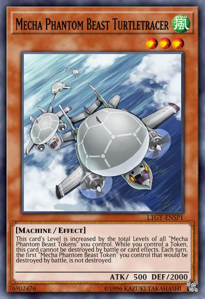 Mecha Phantom Beast Turtletracer - LTGY-EN000 - Super Rare - 1st Edition