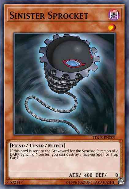 Sinister Sprocket - TDGS-EN009 - Super Rare - Unlimited