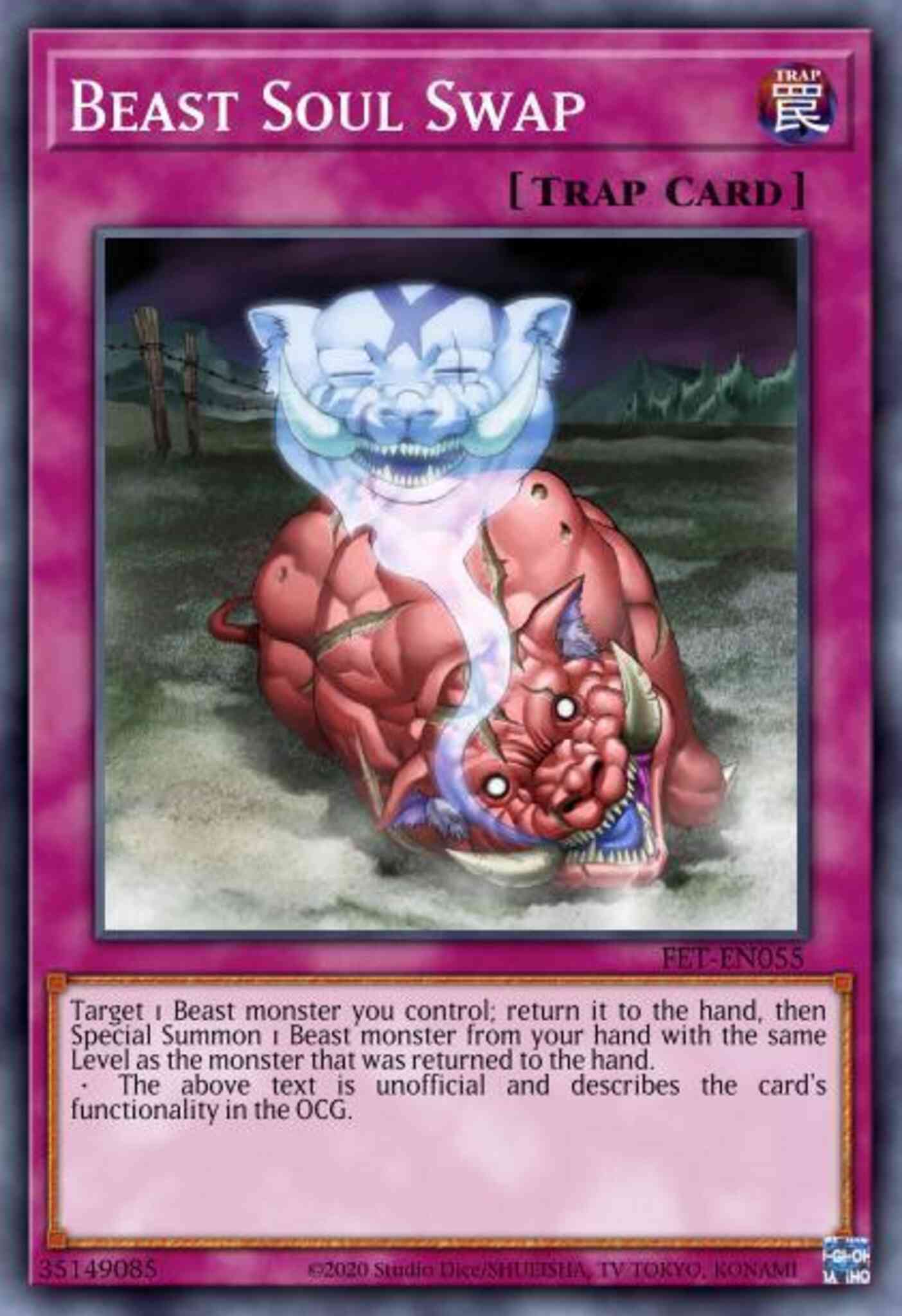Beast Soul Swap (Blue) - DL16-EN015 - Rare - Unlimited