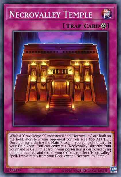 Necrovalley Temple - MP19-EN205 - Common - 1st Edition