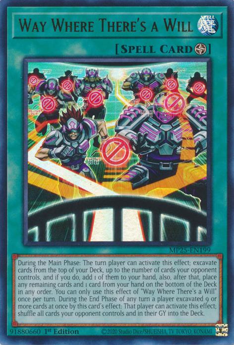 Way Where There's a Will - MP25-EN199 - Ultra Rare - 1st Edition