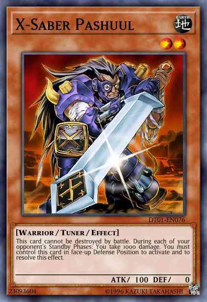X-Saber Pashuul - TU07-EN004 - Super Rare - Unlimited
