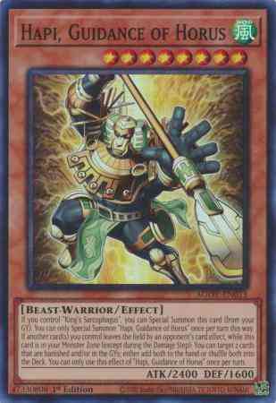 Hapi, Guidance of Horus - AGOV-EN013 - Super Rare - 1st Edition