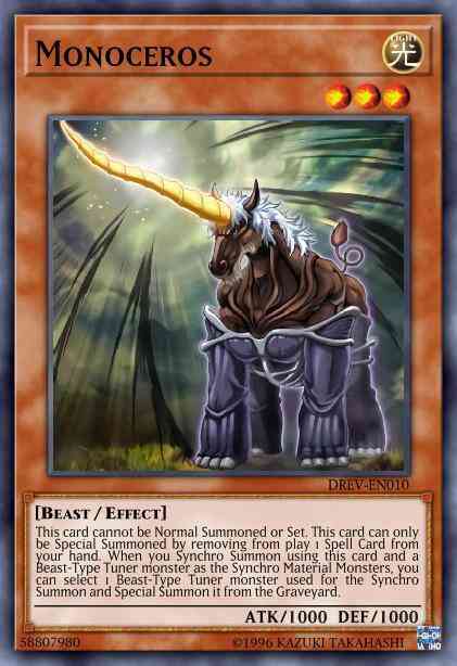 Monoceros - DREV-EN010 - Common - 1st Edition