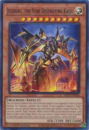 Jizukiru, the Star Destroying Kaiju - Silver - BLC1-EN036 - Ultra Rare - 1st Edition