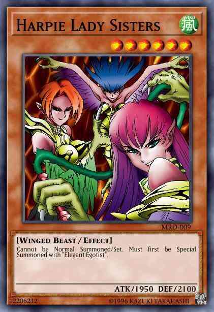 Harpie Lady Sisters - SD8-EN007 - Common - 1st Edition
