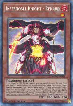 Infernoble Knight - Renaud - AMDE-EN038 - Collector's Rare - 1st Edition