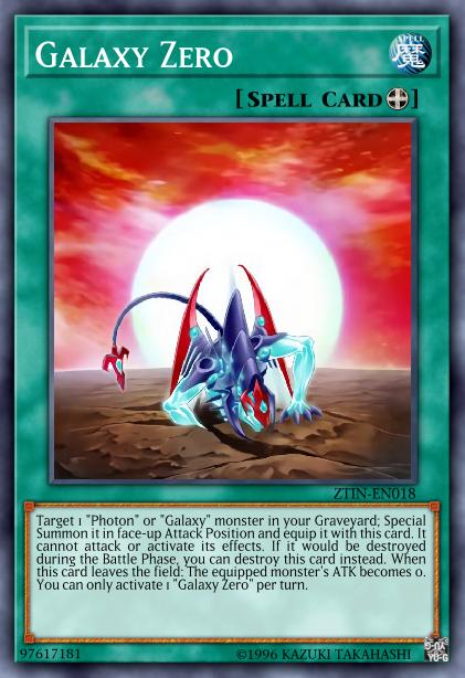 Galaxy Zero - ZTIN-EN018 - Super Rare - 1st Edition