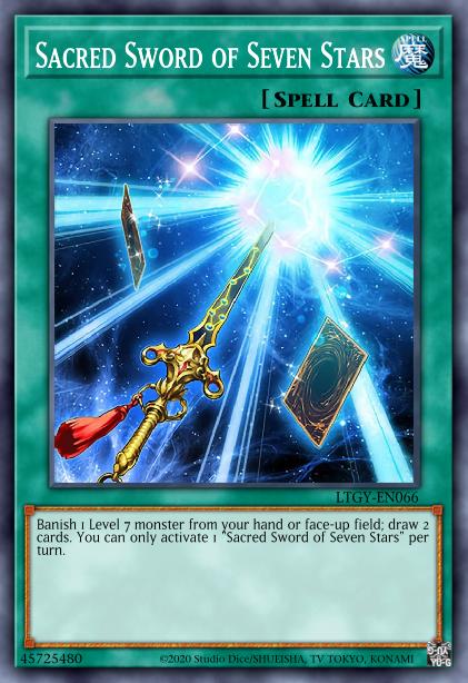 Sacred Sword of Seven Stars - MAGO-EN150 - Rare - 1st Edition
