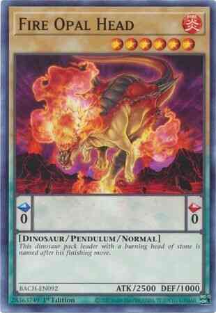 Fire Opal Head - BACH-EN092 - Common - 1st Edition