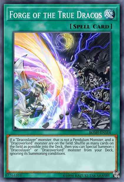Forge of the True Dracos - BOSH-ENSE4 - Super Rare - Limited