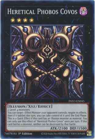 Heretical Phobos Covos - INFO-EN045 - Super Rare - 1st Edition