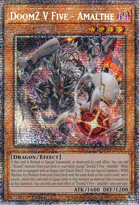DoomZ V Five - Amalthe - DOOD-EN009 - Starlight Rare - 1st Edition