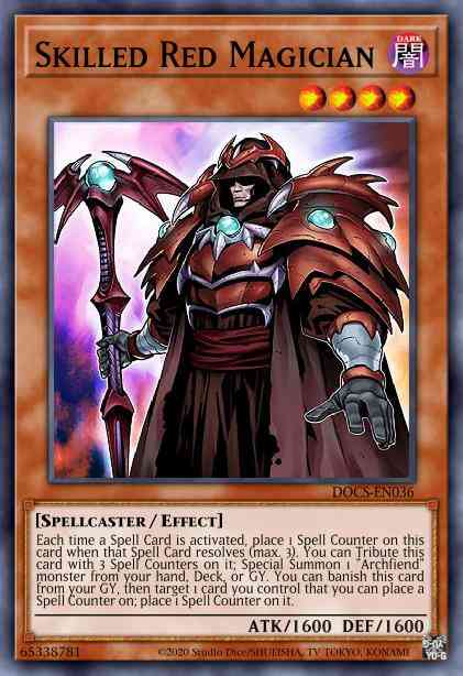 Skilled Red Magician - DOCS-EN036 - Rare - 1st Edition