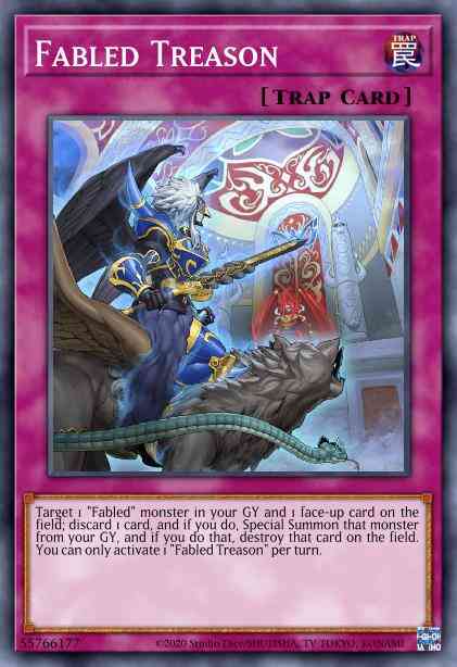 Fabled Treason - BLVO-EN073 - Common - 1st Edition
