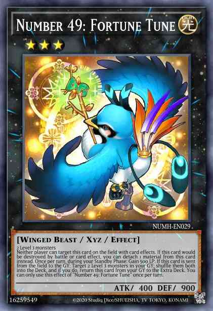 Number 49: Fortune Tune - NUMH-EN029 - Secret Rare - 1st Edition