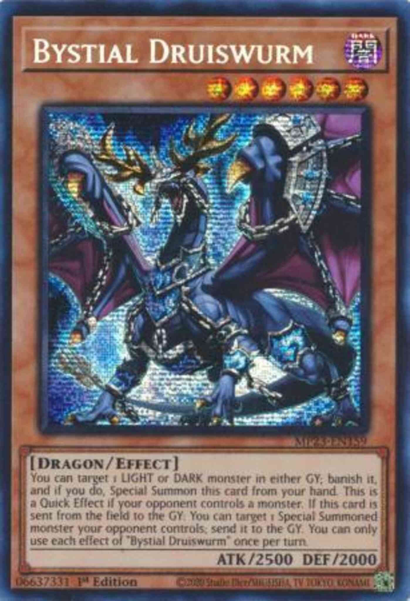 Bystial Druiswurm - MP23-EN159 - Prismatic Secret Rare - 1st Edition
