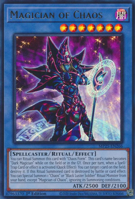 Magician of Chaos - MP25-EN266 - Ultra Rare - 1st Edition