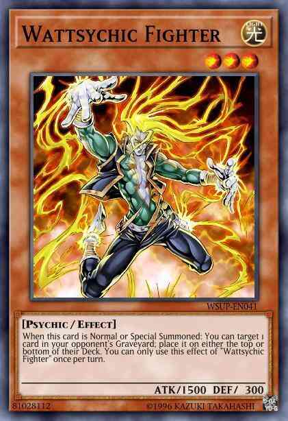 Wattsychic Fighter - WSUP-EN041 - Super Rare - 1st Edition