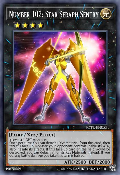 Number 102: Star Seraph Sentry - JOTL-EN053 - Rare - Unlimited