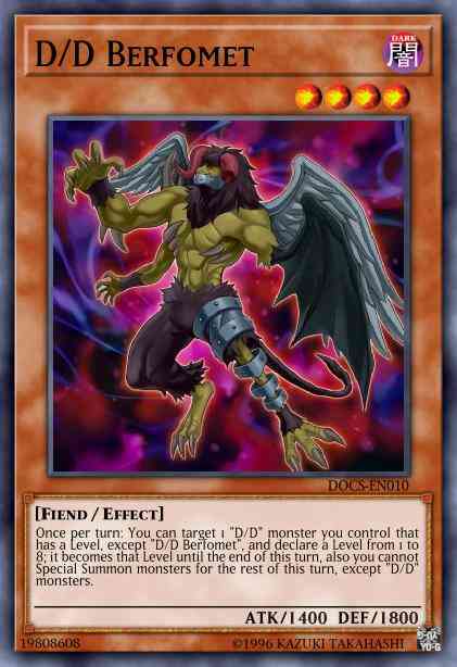 D/D Berfomet - MP16-EN113 - Rare - 1st Edition