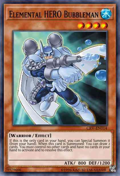 Elemental HERO Bubbleman - DP1-EN009 - Common - 1st Edition