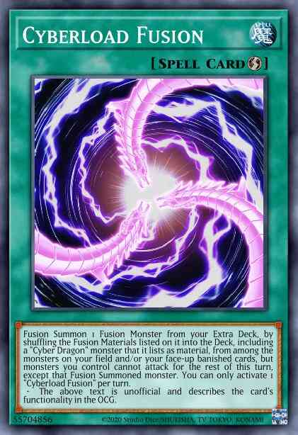 Cyberload Fusion - LED3-EN014 - Super Rare - 1st Edition