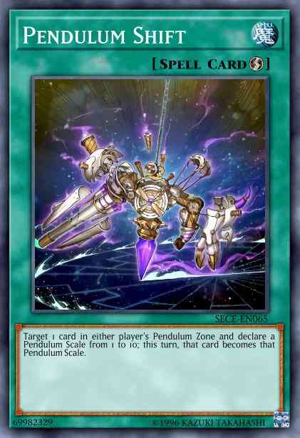 Pendulum Shift - PEVO-EN037 - Super Rare - 1st Edition