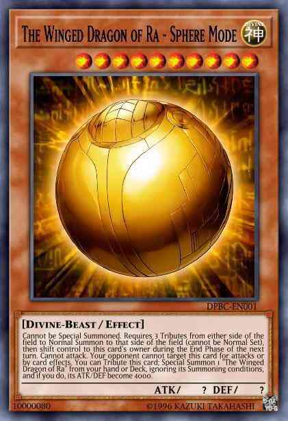 The Winged Dragon of Ra - Sphere Mode - CIBR-ENSE2 - Super Rare - Limited