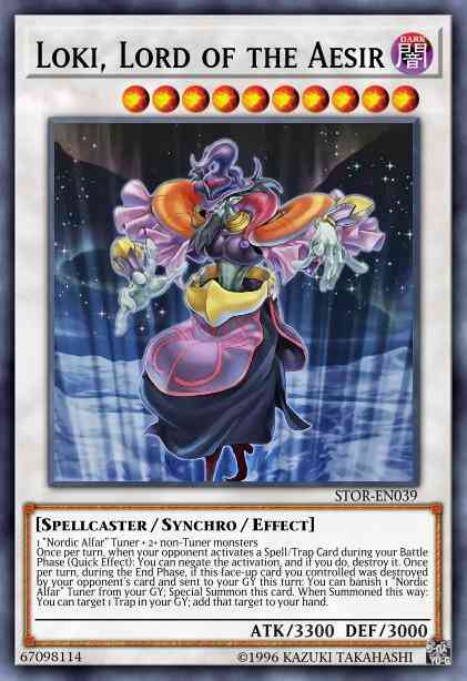 Loki, Lord of the Aesir - STOR-EN039 - Ultra Rare - 1st Edition