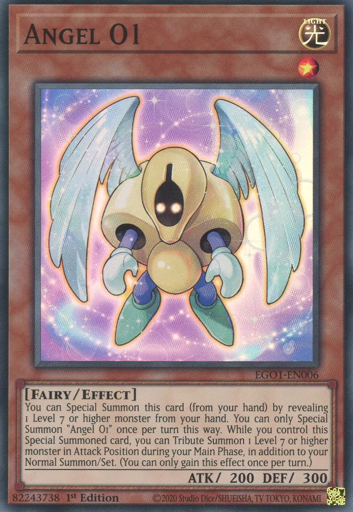 Angel O1 - EGO1-EN006 - Super Rare - 1st Edition