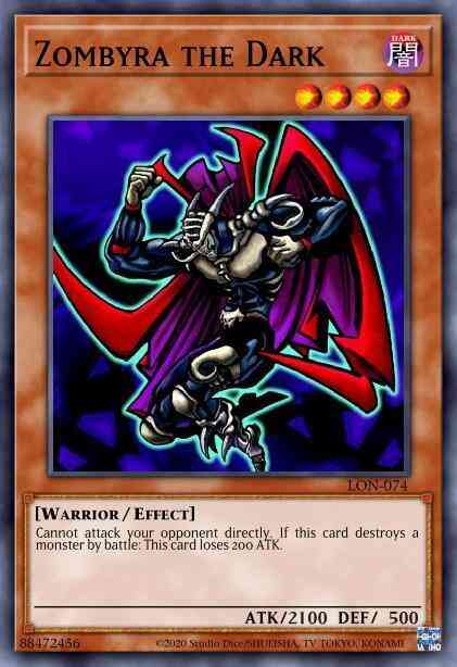 Zombyra the Dark - BP02-EN014 - Mosaic Rare - Unlimited