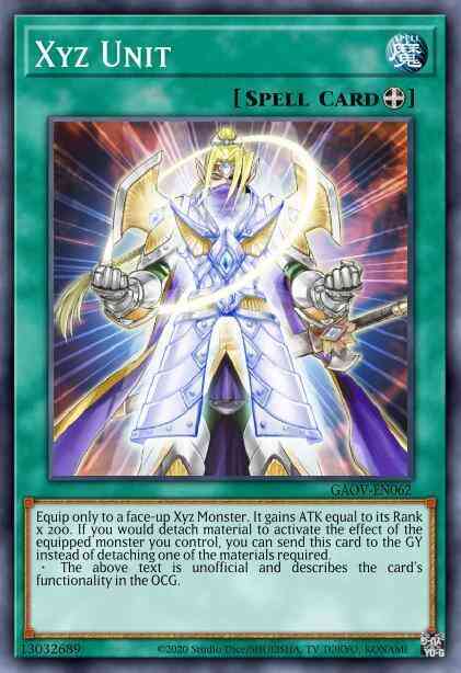 Xyz Unit - GAOV-EN062 - Ultra Rare - 1st Edition