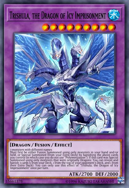 Trishula, the Dragon of Icy Imprisonment - JUMP-EN088 - Ultra Rare - Limited