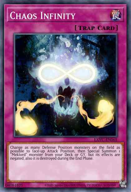 Chaos Infinity - EXVC-EN065 - Rare - 1st Edition