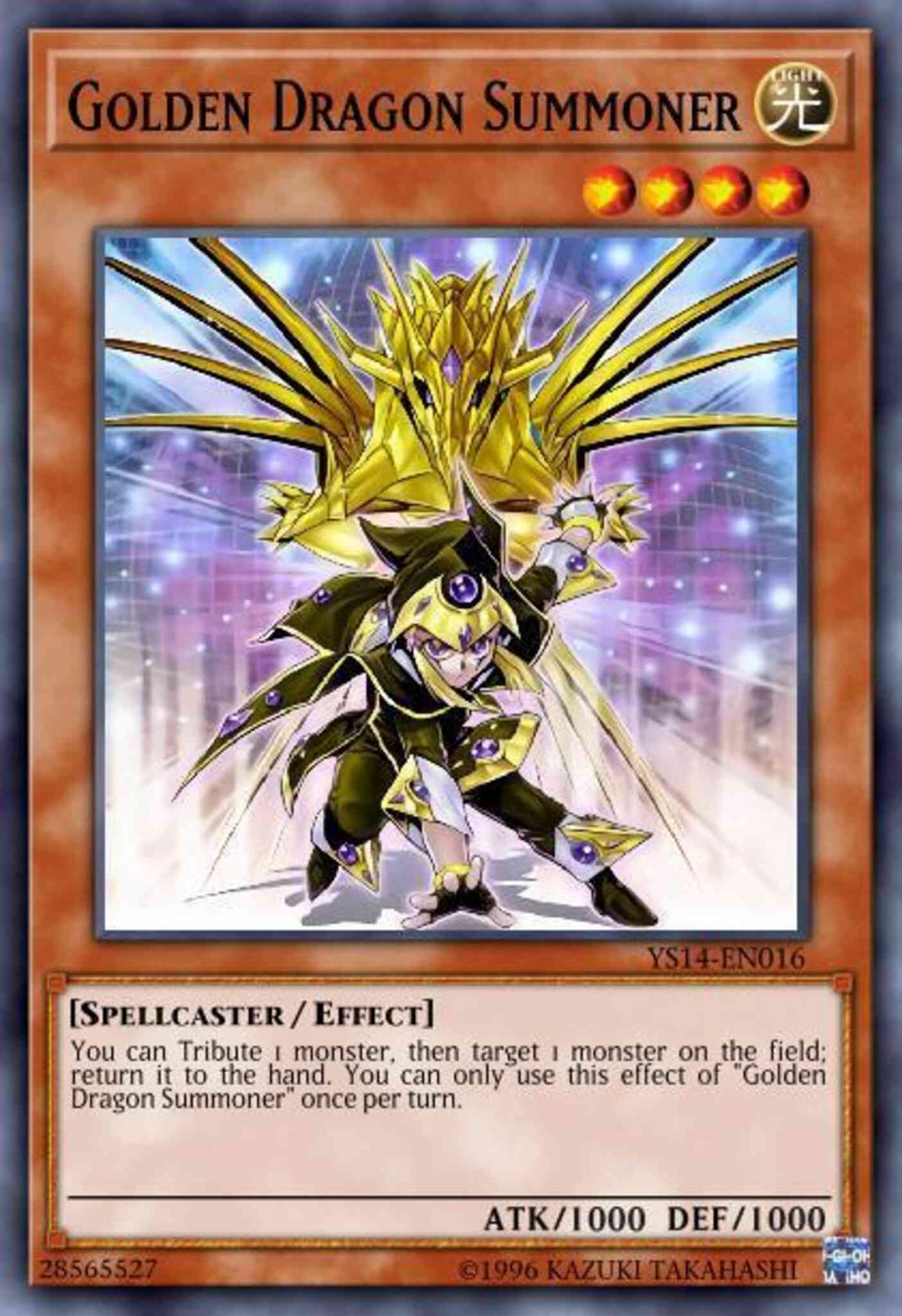 Golden Dragon Summoner - YS14-EN016 - Common - 1st Edition