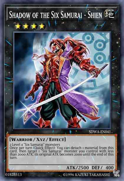 Shadow of the Six Samurai - Shien - SPWA-EN012 - Super Rare - 1st Edition
