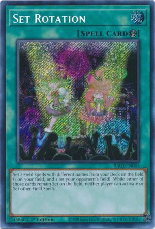 Set Rotation - RA03-EN065 - Secret Rare - 1st Edition
