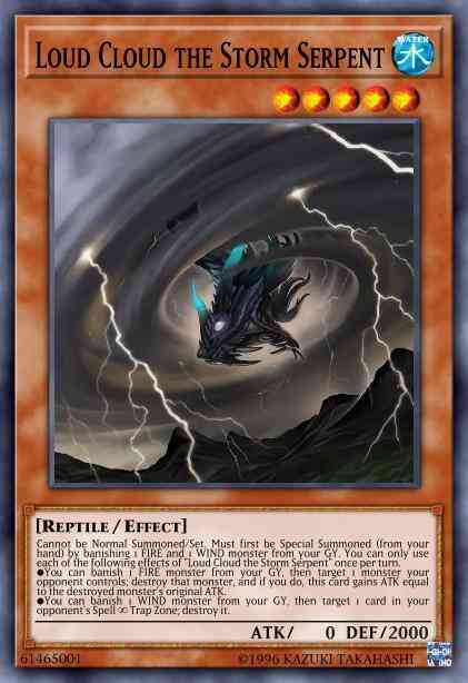 Loud Cloud the Storm Serpent - DANE-EN022 - Common - 1st Edition