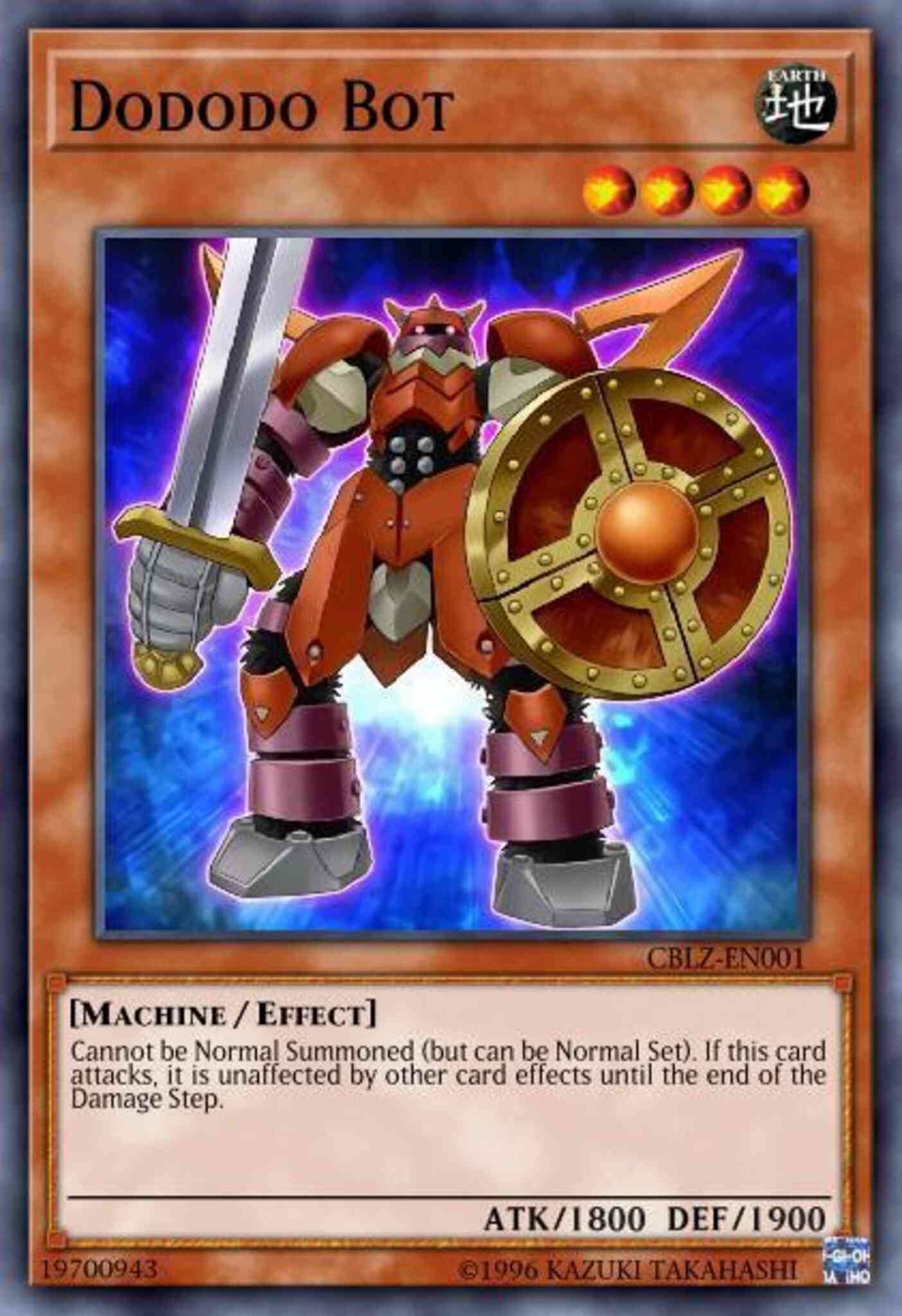 Dododo Bot - BP02-EN118 - Mosaic Rare - 1st Edition
